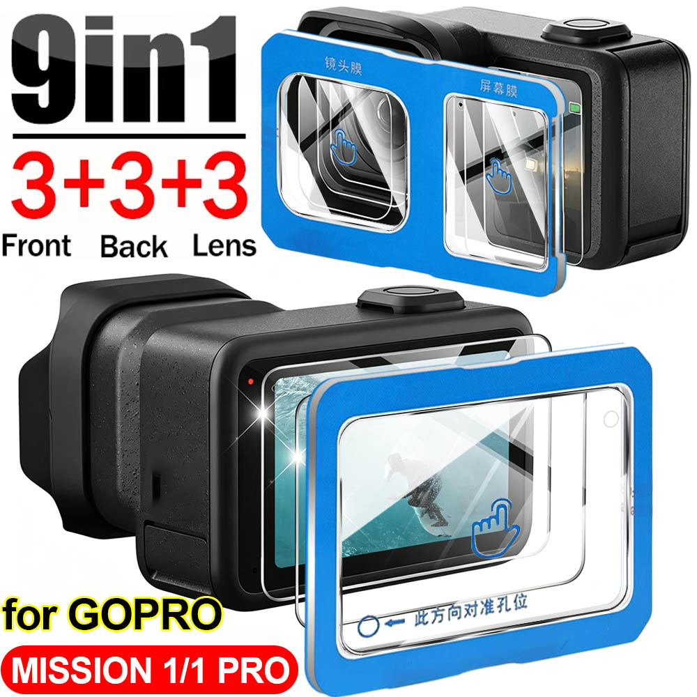 9H Tempered Glass for GOPRO MI - Screen Alignment Tool review and price