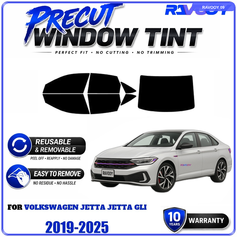 RAVOOY Precut Window Tint, Reu - Air Bubble Remover review and price