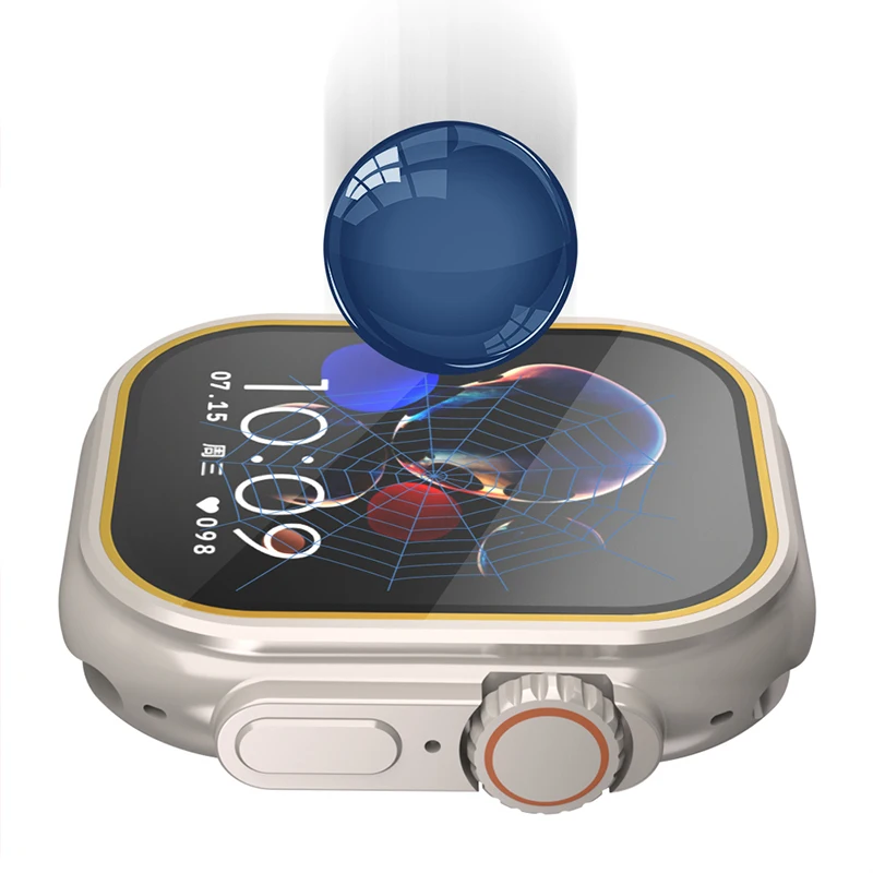 Tempered Glass for Apple Watch - Smartwatch Screen Film review and price