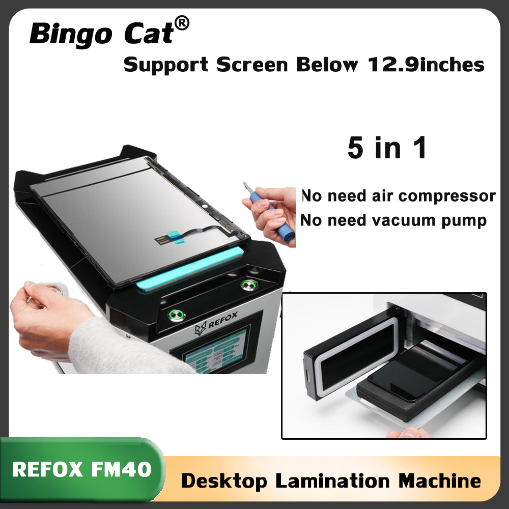 REFOX FM-40 5in1 Laminating Ma - Screen Alignment Tool review and price