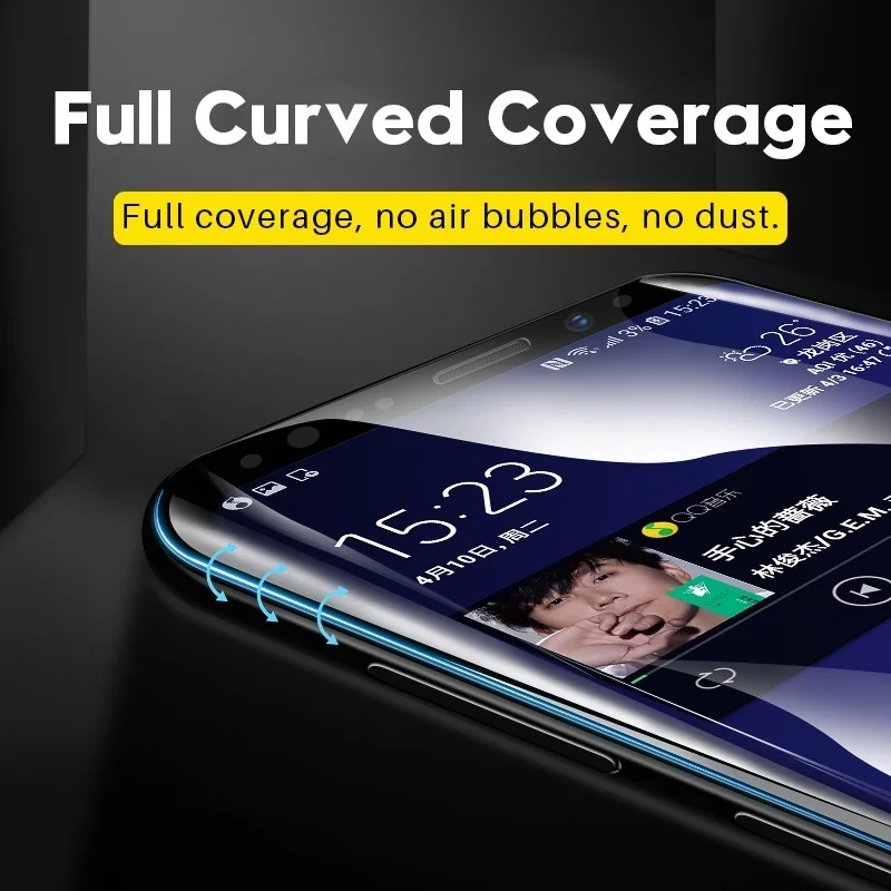 9D Curved Tempered Glass Film  - Curved Edge Screen review and price