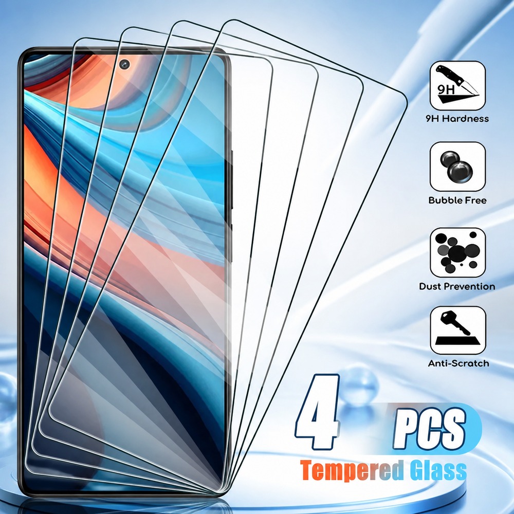 4PCS Tempered Glass For Realme - Realme C67 review and price